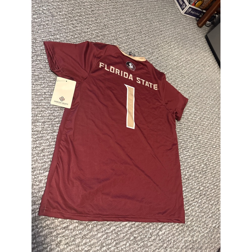 Kids Florida‎ State Seminoles #1 Jersey Gameday Greats Youth Small Burgundy Gold